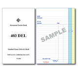 DEL403 Delivery Books Triplicate Pages x 50 Sets, 100 Books Per Box