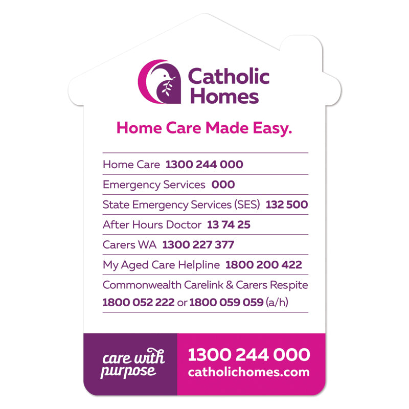 Print House Shape Magnet