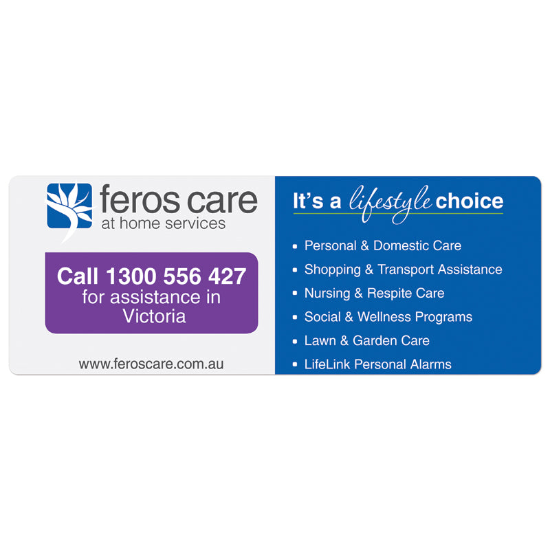 Fridge Magnets With Rounded Corners - 110 x 295mm