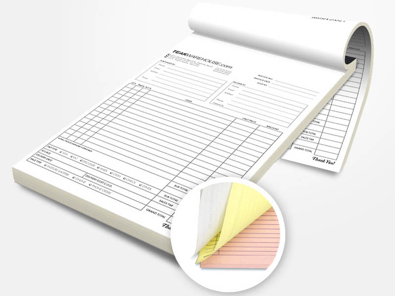 Order High-Quality Carbonless NCR Books & Pads Australia