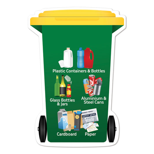 Bin shape fridge magnet