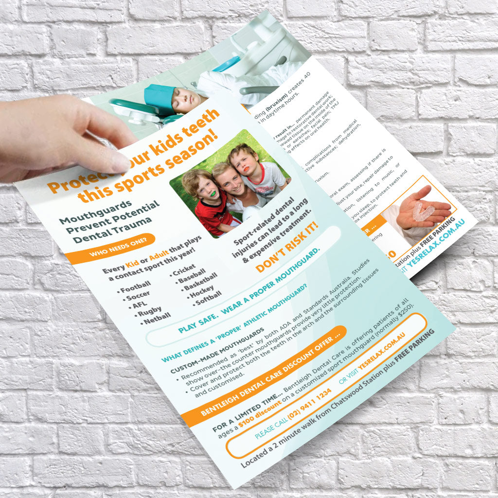 Business postcard printing with custom branding and messaging