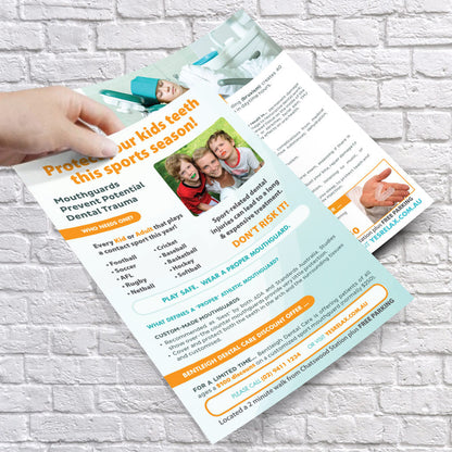 Business postcard printing with custom branding and messaging