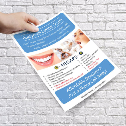 A5 flyer printing with full colour custom design