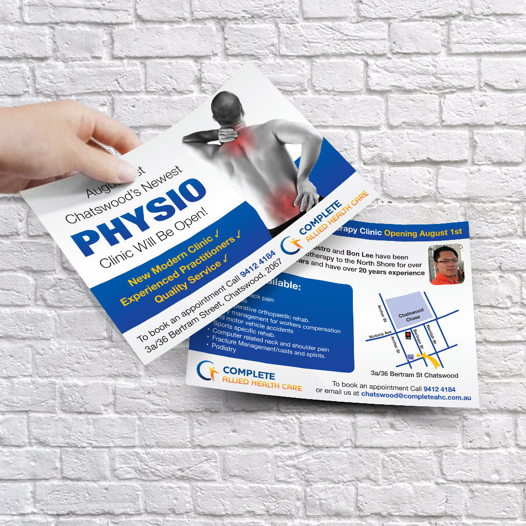 A4 High quality flyer printing for advertising and promotions