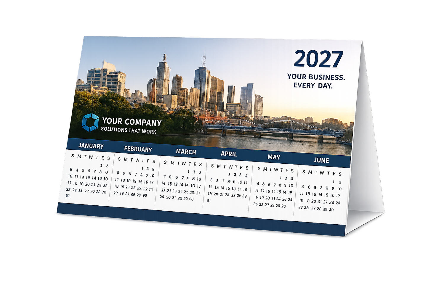 2027 Desktop Tent  Calendars