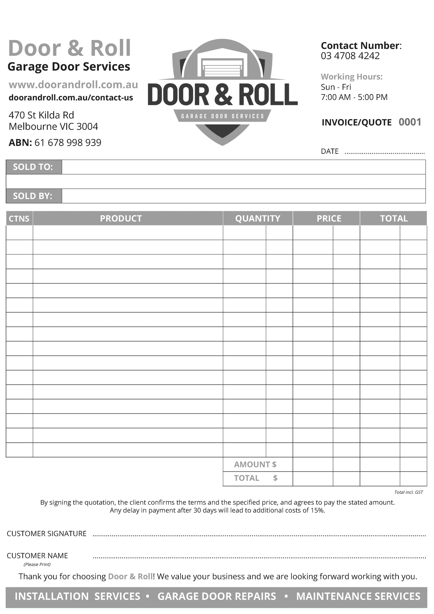 Custom Quote Books Australia | Duplicate & Triplicate Printing