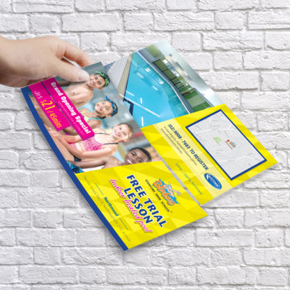 High quality DL flyer printing for advertising and promotions