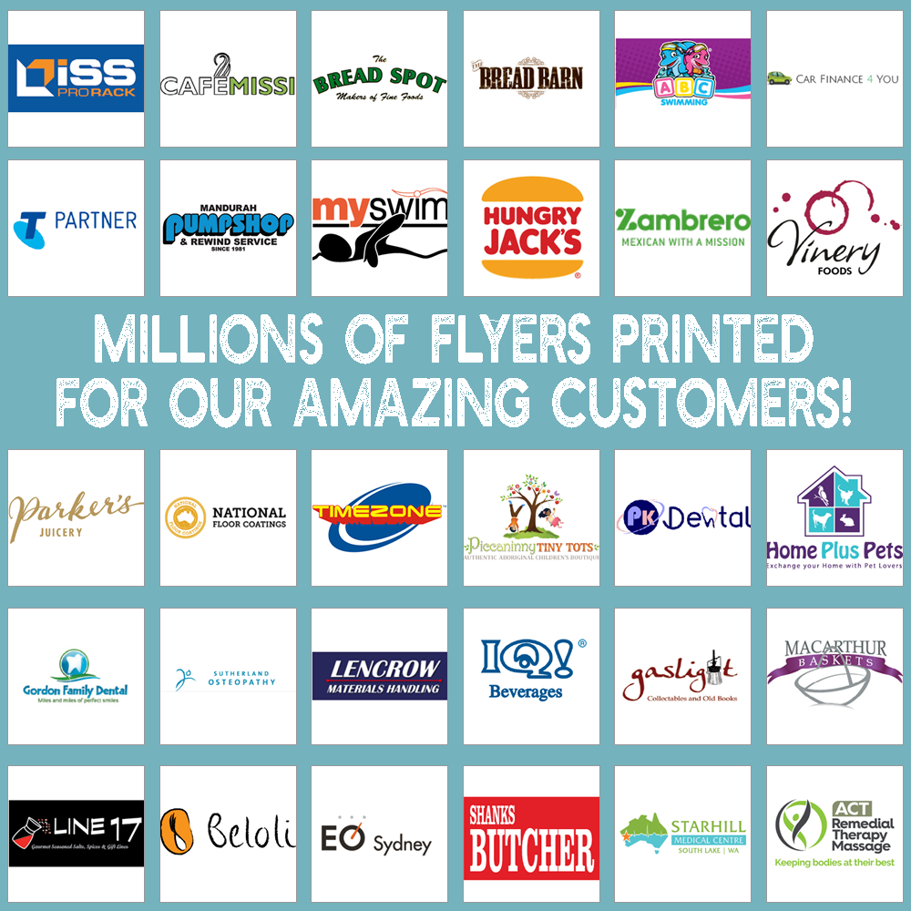 Custom A4 promotional flyers for products and services