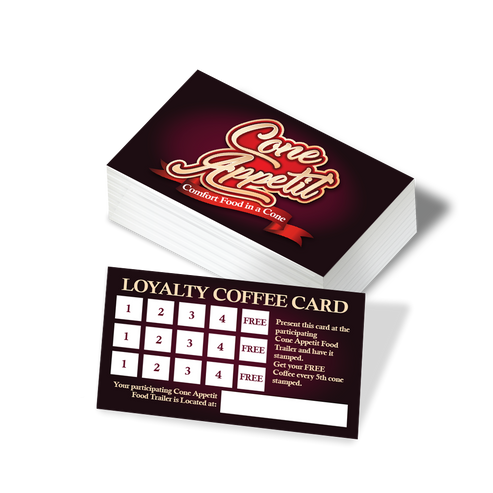 Coffee Loyalty Cards Printing in Australia - Emerald Print