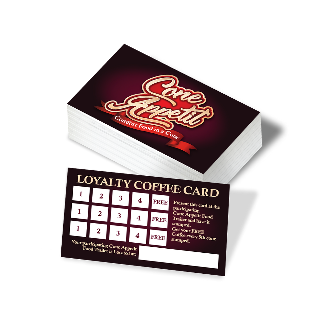 Coffee Loyalty Cards Printing in Australia - Emerald Print