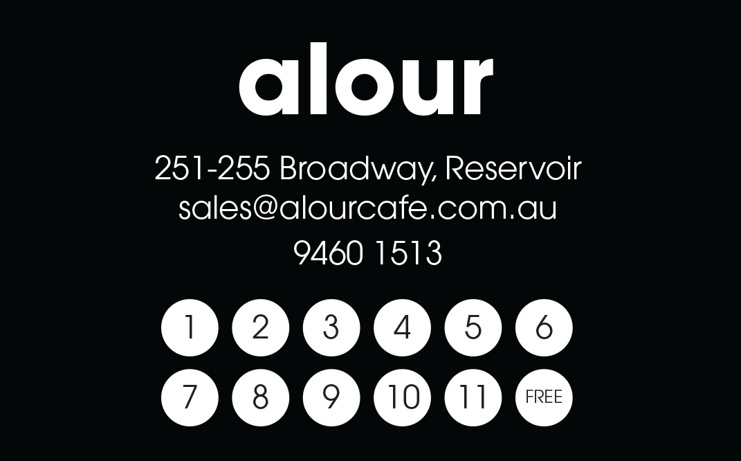 coffee business card