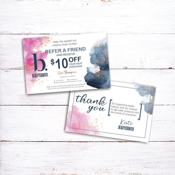 Referal Cards Print 