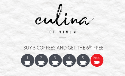 coffee shop business card