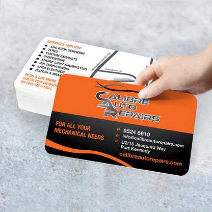 PVC Plastic Business Cards