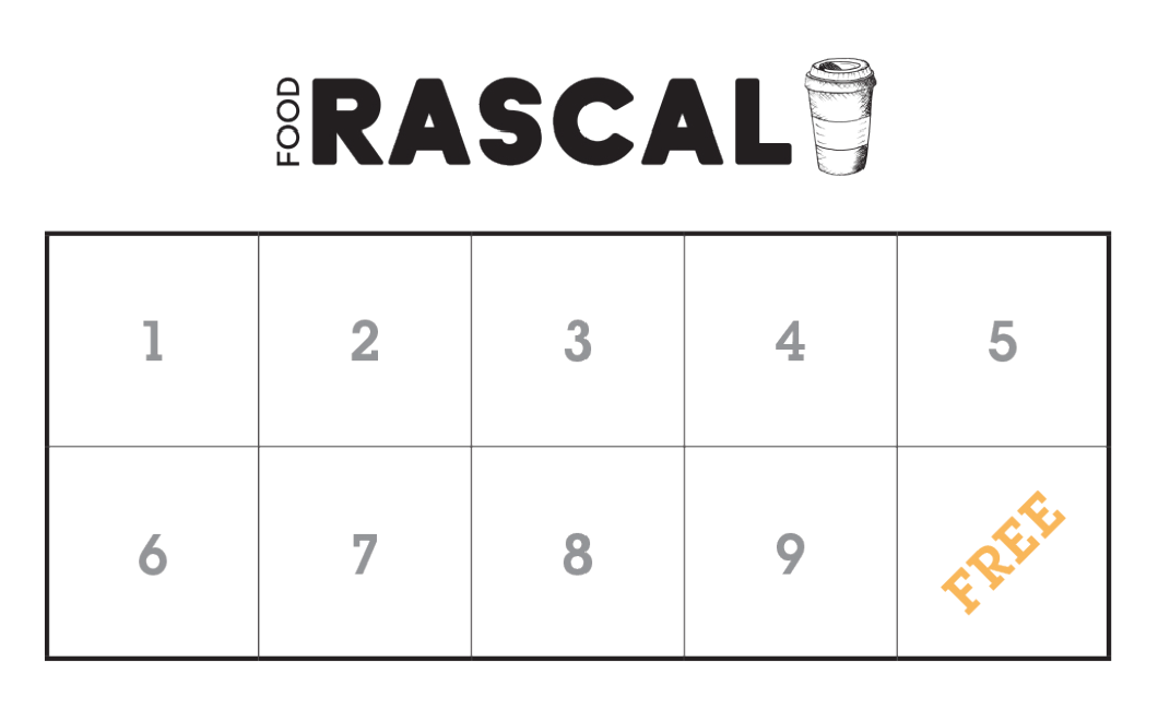 Printed loyalty cards