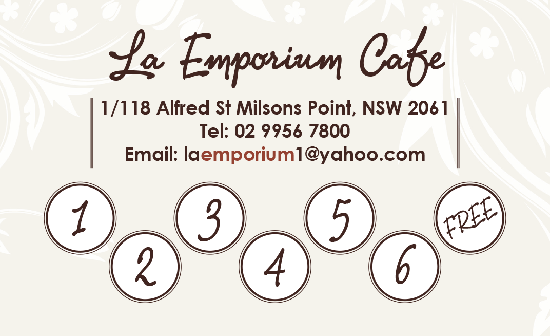 loyalty coffee cards