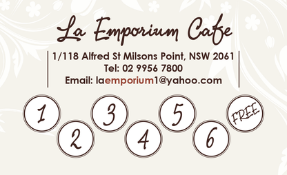 loyalty coffee cards