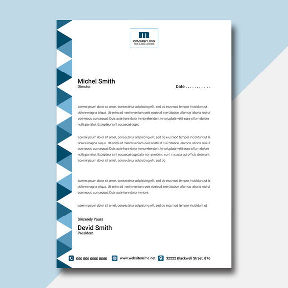 Letterhead | With Comps | Business Card Combo