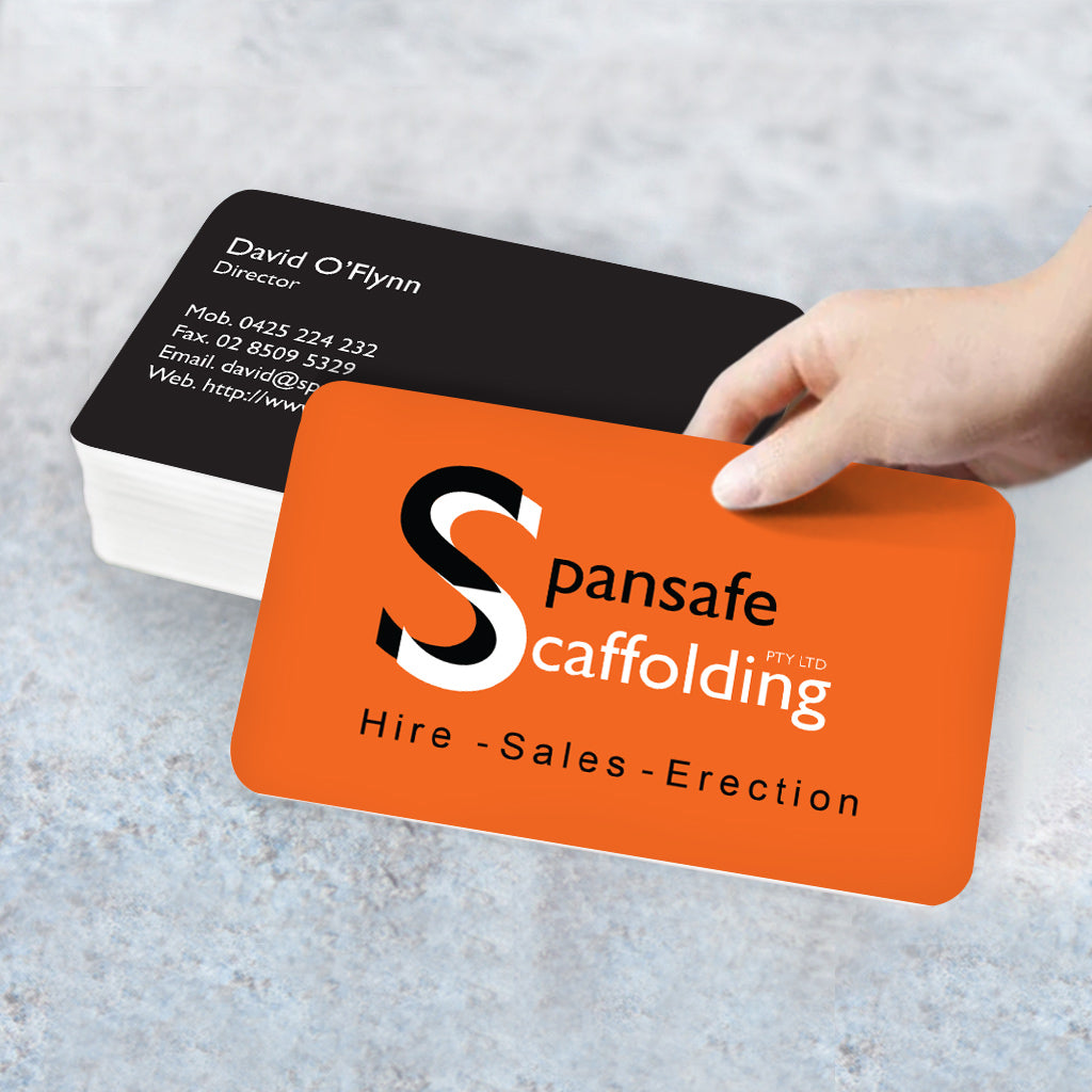 PVC Plastic Business Cards Online Australia
