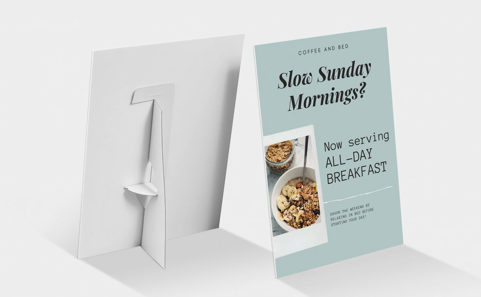 A4 Laminated Counter Cards Printing and Custom Counter Cards | Emerald ...