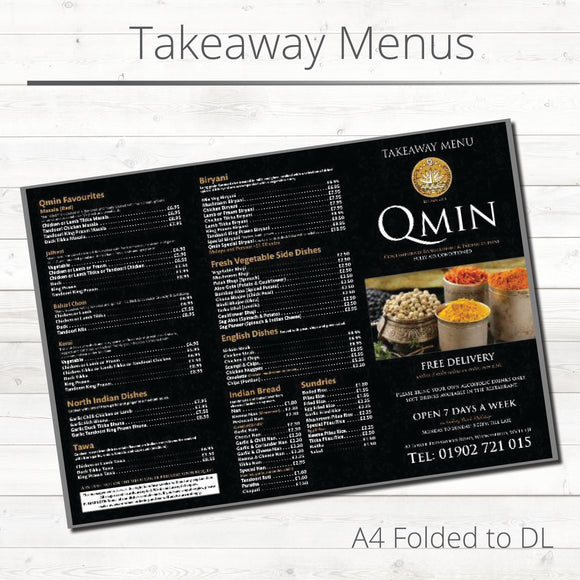 Takeaway Menus