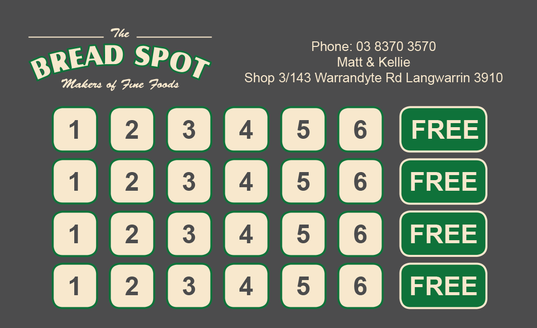 Buy Persoanlized Loyalty Cards in Australia