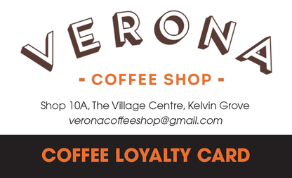 Buy loyalty card for coffee shop Australia