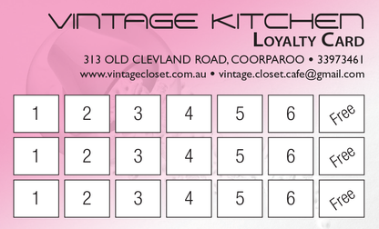 Buy loyalty coffee cards Australia