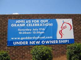 Celebration vinyl banner