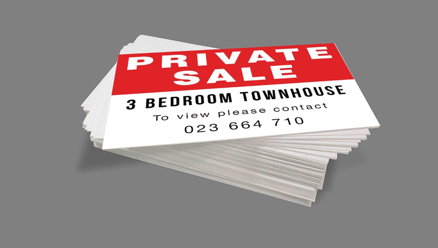 Corflute® Corrugated Plastic Signs